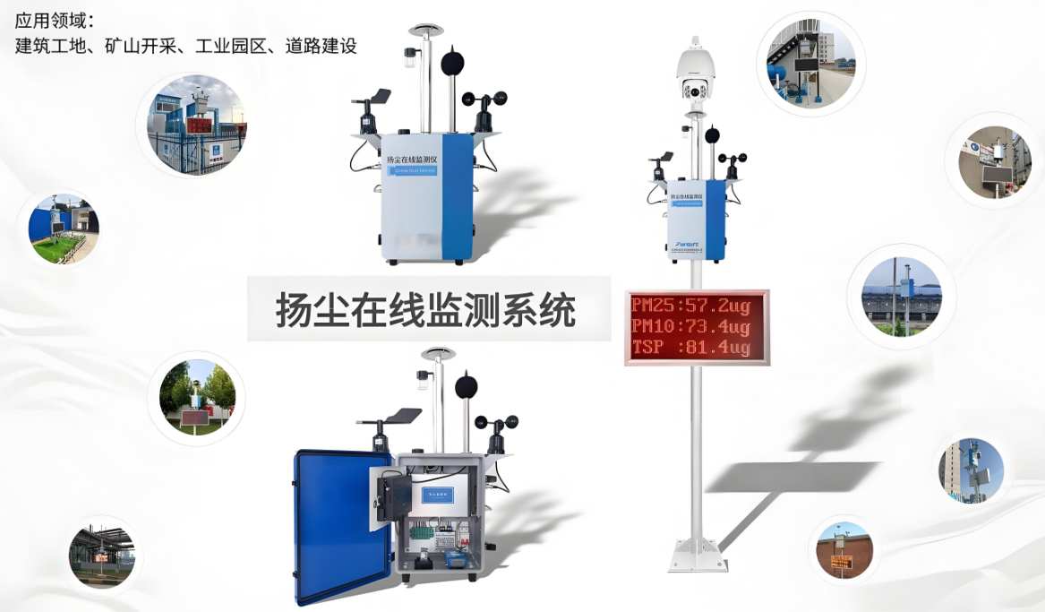 揚(yáng)塵監(jiān)測(cè)系統(tǒng)一般要用到哪些設(shè)備？